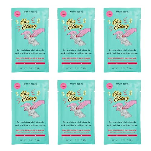MANE CLUB Cha Ching Deep Conditioner - Moisturizes & Softens, Vegan, Cherry Scent - Pack of 6