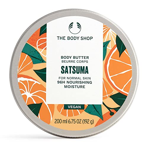 The Body Shop Satsuma Body Butter - Nourishing Moisturizer with Natural Ingredients - 6.75 oz