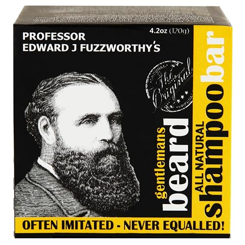 Professor Fuzzworthy's Beard Shampoo - Nourishes & Softens, Organic Oils - 120gm