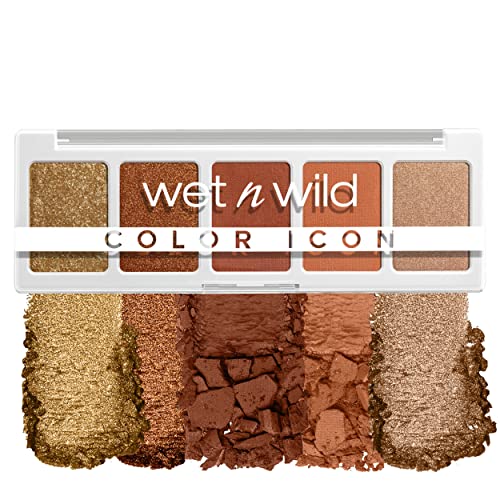 wet n wild Color Icon Eyeshadow Palette - Long-Lasting, Rich Pigments, Cruelty-Free - 5 Shades