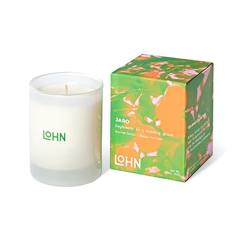 Lohn Jaro Scented Candle - Dreamy Orange Flower & Ylang Ylang, Clean Ingredients - 50hr Burn, 7.5oz