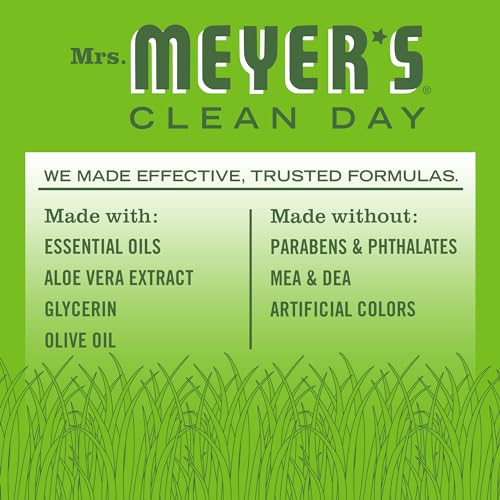 Mrs. Meyer's Hand Soap - Fresh Cut Grass Scent, Essential Oils & Aloe Vera - 12.5oz