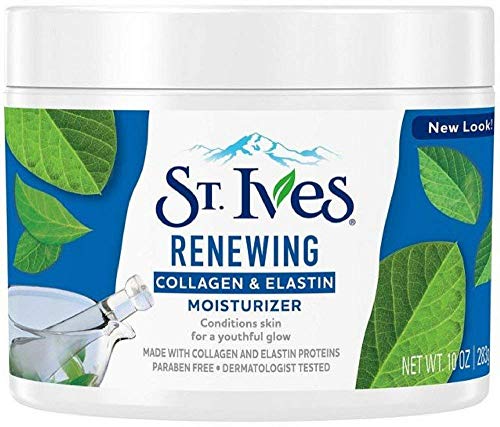 St. Ives Collagen & Elastin Moisturizer - Deep Hydration, Youthful Glow - 10 oz, Pack of 4