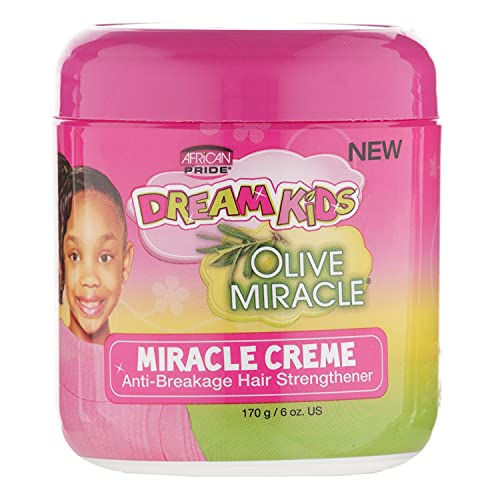 African Pride Dream Kids Hair Care Set - Strengthens & Conditions with Olive Oil - 6 Oz