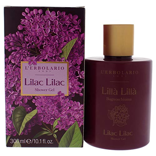 L'Erbolario Lilac Shower Gel - Moisturizing, Organic Ingredients, Soothing Aroma - 10.1oz