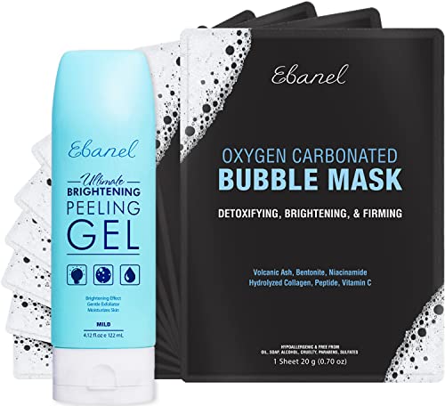 Ebanel Face Mask Bundle - Deep Cleansing, Hydrating & Exfoliating - 10 Pack, 4.12 Oz