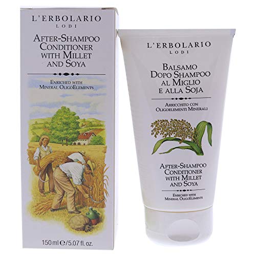 L'Erbolario After-Shampoo Conditioner - Nourishes & Detangles, Organic Ingredients - 5.07 Oz