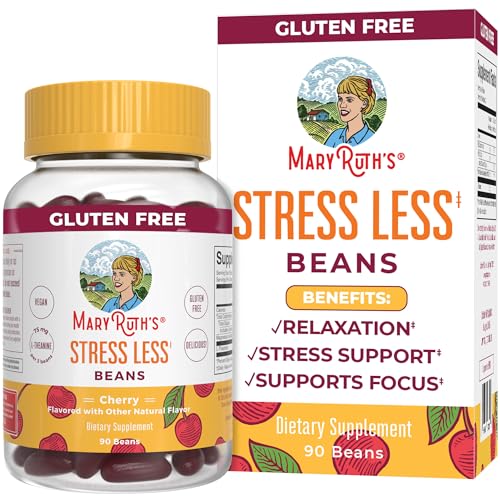 MaryRuth Organics Magnesium Citrate Vita-Beans - Supports Calm, Mood & Sleep - Vegan, 90 Count