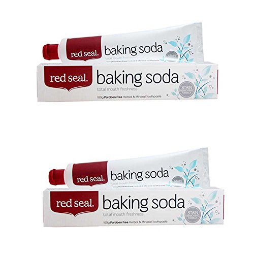 Red Seal Toothpaste - Brightens Smile Naturally, No Additives, Vegan - 3.5oz, 2-Pack