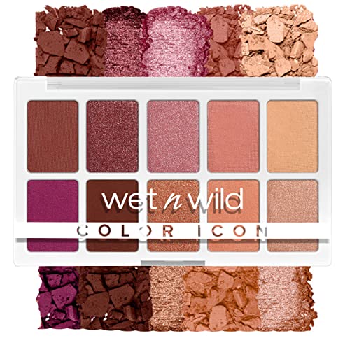 Wet n Wild Eyeshadow Palette - Long-Lasting, Blendable, Cruelty-Free, 10 Vibrant Shades