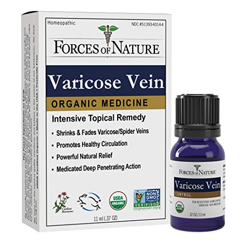 Forces of Nature Varicose Veins Treatment - Promotes Circulation, Natural Ingredients - 0.37 Fl Oz