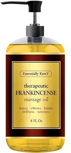 Essentially KateS Massage Oil - Relieves Soreness, Supports Skin Health - 8 Fl Oz Frankincense