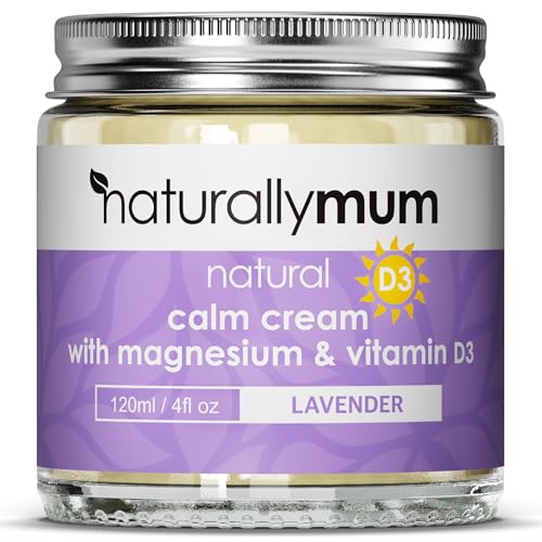 NaturallyMum Body Cream - Supports Sleep & Skin Health, Natural Ingredients - 4 Fl Oz