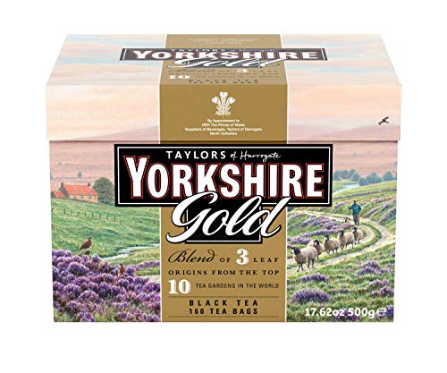 Taylors of Harrogate Yorkshire Gold Tea - Rich Flavor, Carbon Neutral Certified - 160 Bags