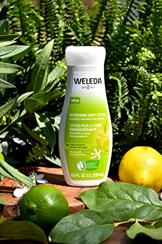 Weleda Refreshing Citrus Body Lotion - Moisturizes with Aloe Vera, Coconut Oil - 6.8oz