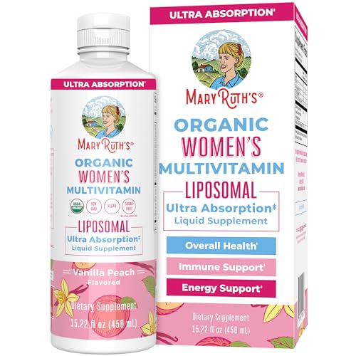 MaryRuth Organics Multivitamin for Women - Immune Support, Vegan & Non-GMO - 15.22 Fl Oz