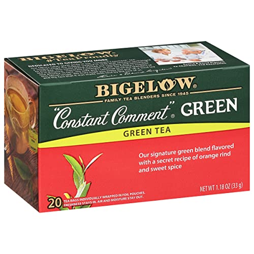 Bigelow Tea Constant Comment Green Tea - Spiced Flavor, Gluten-Free, Kosher - 120 Tea Bags