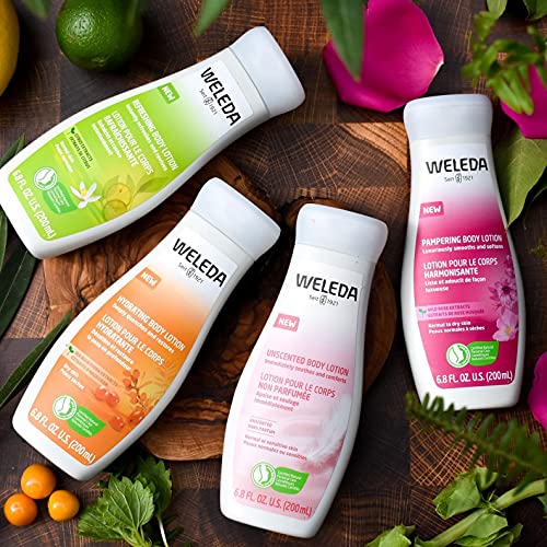 Weleda Refreshing Citrus Body Lotion - Moisturizes with Aloe Vera, Coconut Oil - 6.8oz