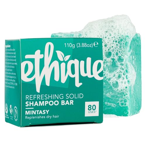 Ethique Mintasy Shampoo Bar - Refreshing for Dry Hair, Vegan, Cruelty-Free, 3.88 oz