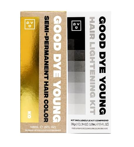 Good Dye Young Hair Dye - Vibrant Gold Color, UV Protection, Essential Oils - 4oz