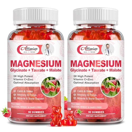 Essential Elements Magnesium Gummies - Supports Calm Mood, Memory & Overall Health - 60 Count