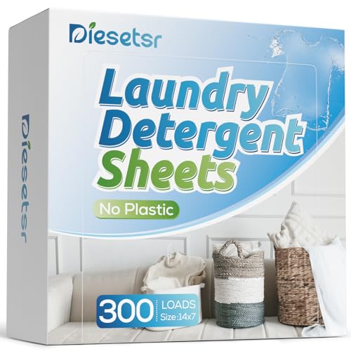 EcoSmart Laundry Detergent Sheets - Biodegradable, Powerful Clean, Travel Size - 30 Sheets