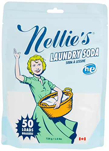 Nellie's Laundry Detergent - Biodegradable, Non-Toxic, Hypoallergenic - 1.6 lb