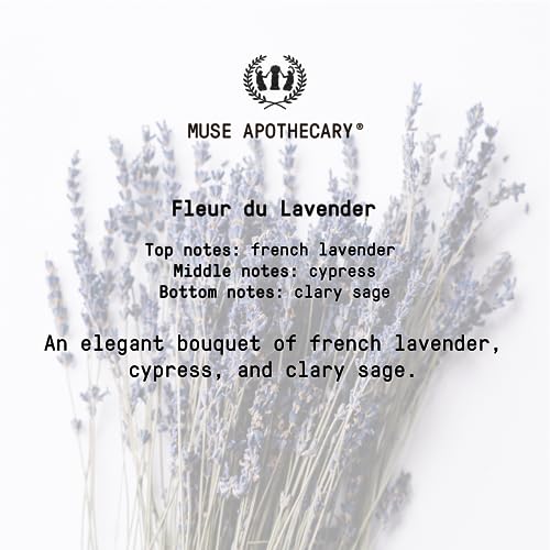 Muse Apothecary Pillow Ritual - Calming Aromatherapy Mist with Natural Oils - 8oz Fleur du Lavender