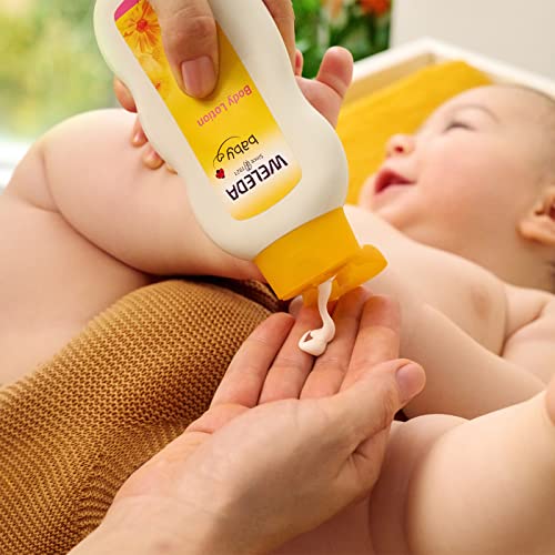 Weleda Baby Lotion - Comforts Delicate Skin with Calendula & Chamomile - 6.8 Fl Oz