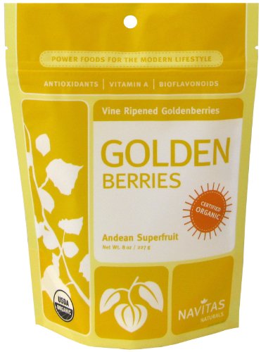 Navitas Naturals Organic Goldenberries - Nutrient-Rich Superfruit, Gluten-Free - 8oz