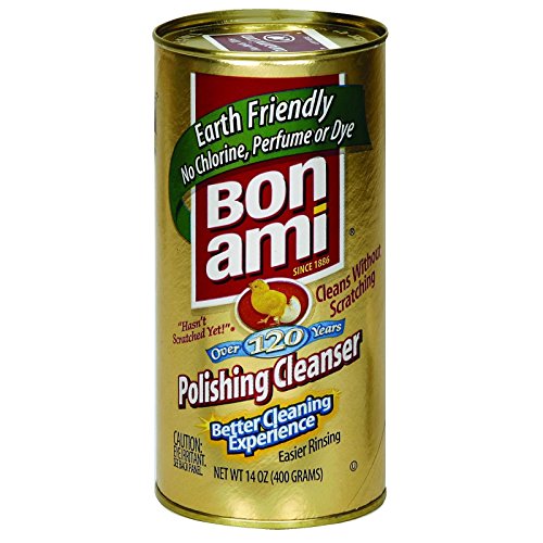 Bon Ami All Purpose Cleaner - Hypoallergenic, Nonabrasive, Odor Absorbing - 14oz Powder