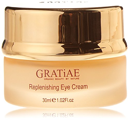 Gratiae Organics Eye Cream - Reduces Puffiness & Dark Circles, Certified Organic - 1.02oz