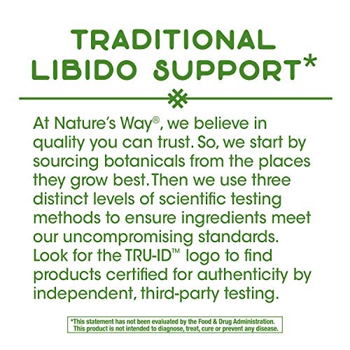 Nature's Way Herbal Supplement - Traditional Libido Support, Non-GMO, Vegan - 800mg, 100 Vcaps