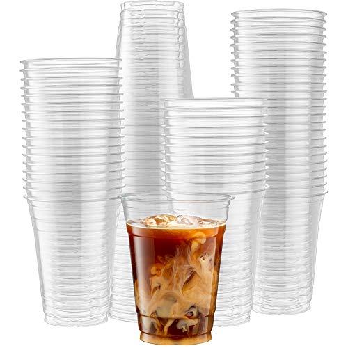 Elegant Disposables 16oz Crystal Clear PET Cups - Durable, BPA Free, Recyclable - 50 Count