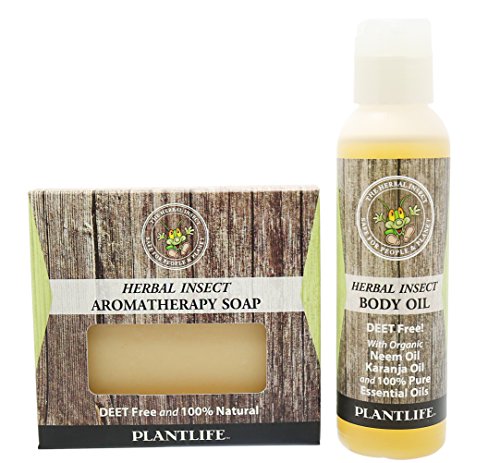 Plantlife Body Oil & Soap Set - Nourishing Herbal Protection, 100% Natural Ingredients - 2 Pack