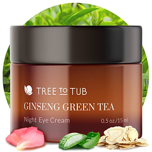 Tree To Tub Retinol Eye Cream - Reduces Dark Circles & Puffiness, Hyaluronic Acid - 0.5oz