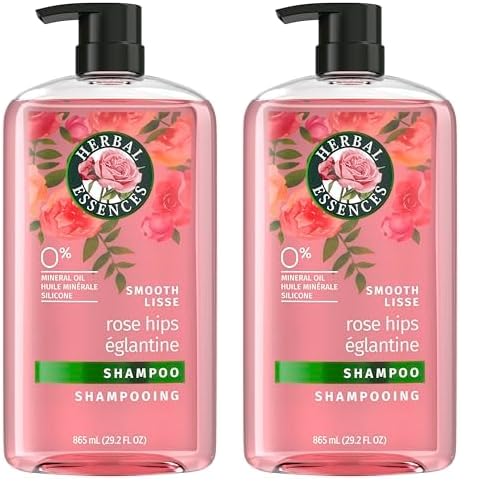 Herbal Essences Rose Hips Shampoo - Smooth, Shiny Hair with Vitamin E & Jojoba - 29.2 Fl Oz