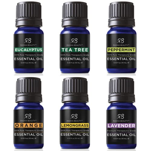 Pure Essence Essential Oil - Aromatherapy Blend for Relaxation & Mental Clarity - 10ml