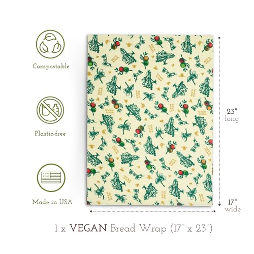 Bee's Wrap Outdoor Bundle - Reusable Beeswax Bread Wrap, Natural Fire Starters - 17x23in