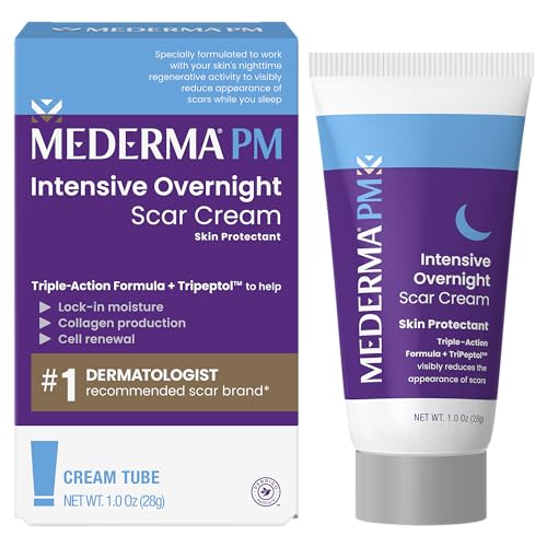 Mederma PM Scar Cream - Reduces Scars Overnight, Clinically Proven, 1.0 Oz (28g)