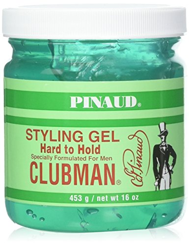 Clubman Pinaud Hair Gel - Firm Hold, No-Flake Formula, Enhances Shine & Volume - 16oz