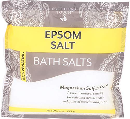 Soothing Touch Bath Salt - Promotes Relaxation, No Synthetic Fragrance, 8oz Pouch