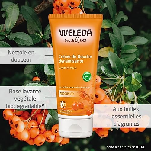 Weleda Body Wash - Nourishing Sea Buckthorn and Sesame Oil, Gentle Plant-Based Cleanser - 6.8oz