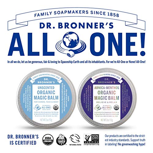 Dr. Bronner's Baby Moisturizing Cream - Soothes Diaper Rash, Organic Beeswax & Hemp Oil - 2 oz