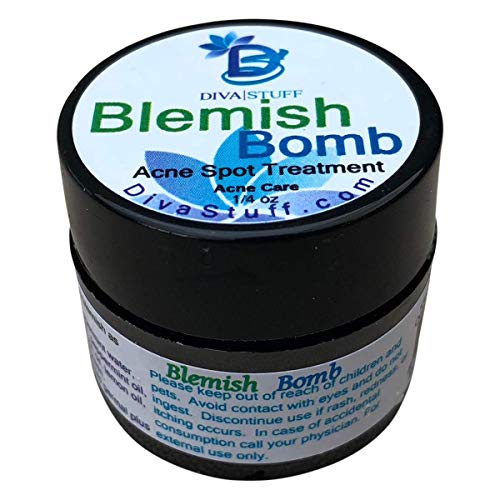 Diva Stuff Blemish Bomb Spot Treatment - Fast Acne Relief, Natural Ingredients, 1/4 oz