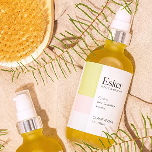 ESKER Body Oil - Clarifying Treatment for Sensitive Skin, Vegan & Cruelty-Free - 4 fl oz