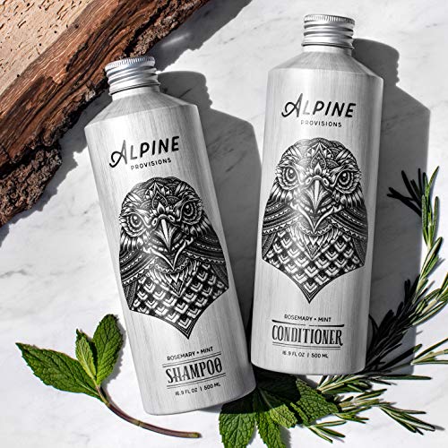 Alpine Provisions Rosemary & Mint Conditioner - Hydrate & Strengthen with Natural Oils - 16.9 FL Oz