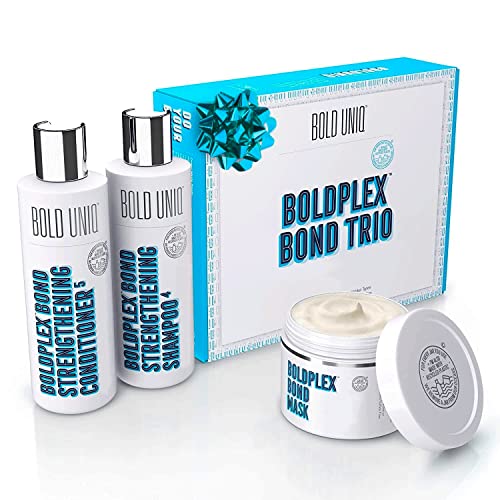 Boldplex Hair Care Set - Hydrating Protein Formula, Repairs Dry & Damaged Hair - Vegan
