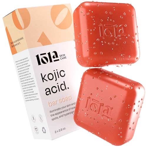 Kojic Acid Soap Set - Brightening for Even Skin Tone, Hydrating with Turmeric & Papaya - 3 Bars