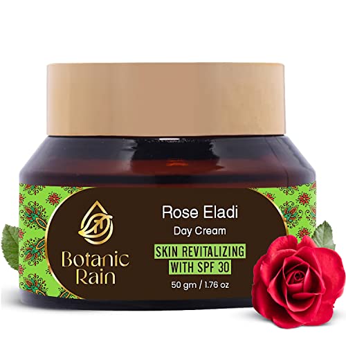 Botanic Rain Face Moisturizer - Broad Spectrum SPF 30, Hydrating Organic Ingredients - 1.76oz